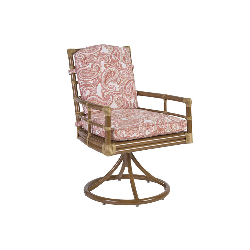 Tommy Bahama Sandpiper Bay Swivel Rocker Dining Chair - Thumbnail 5