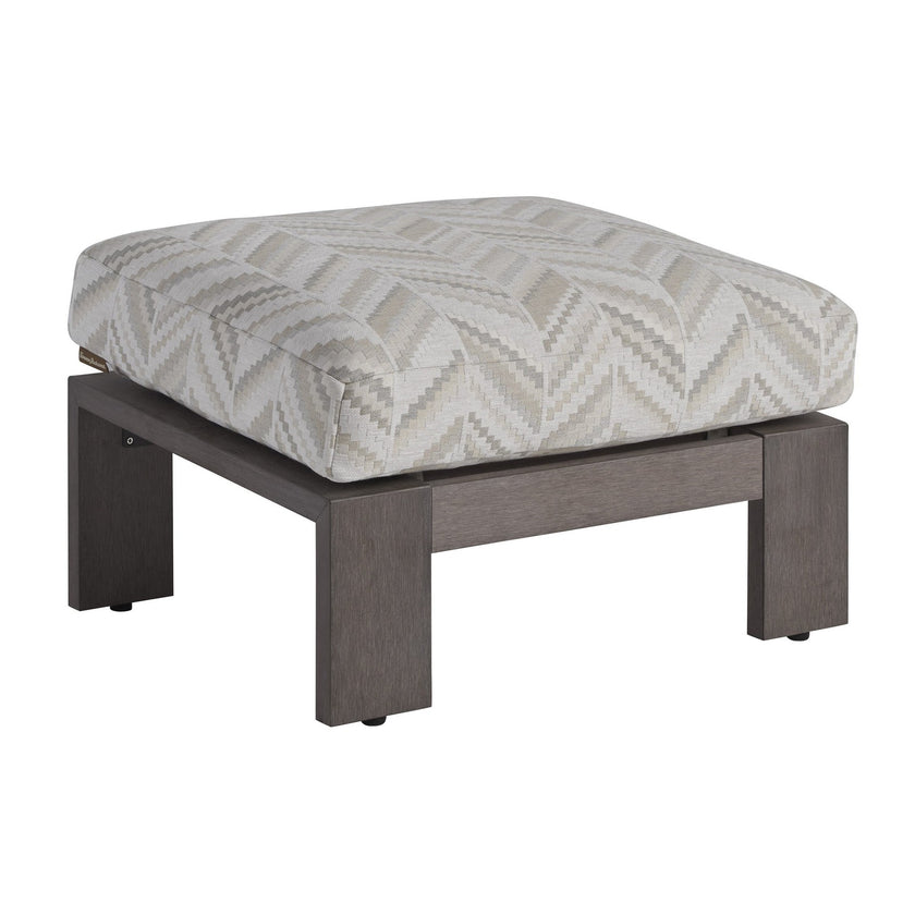 Tommy Bahama Mozambique Upholstered Outdoor Ottoman - Thumbnail 2