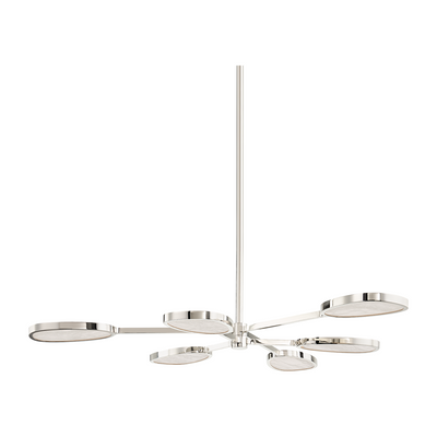 Corbett Patras 6 Light Burnished Nickel Chandelier Ceiling Light