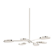 Corbett Patras 6 Light Burnished Nickel Chandelier Ceiling Light