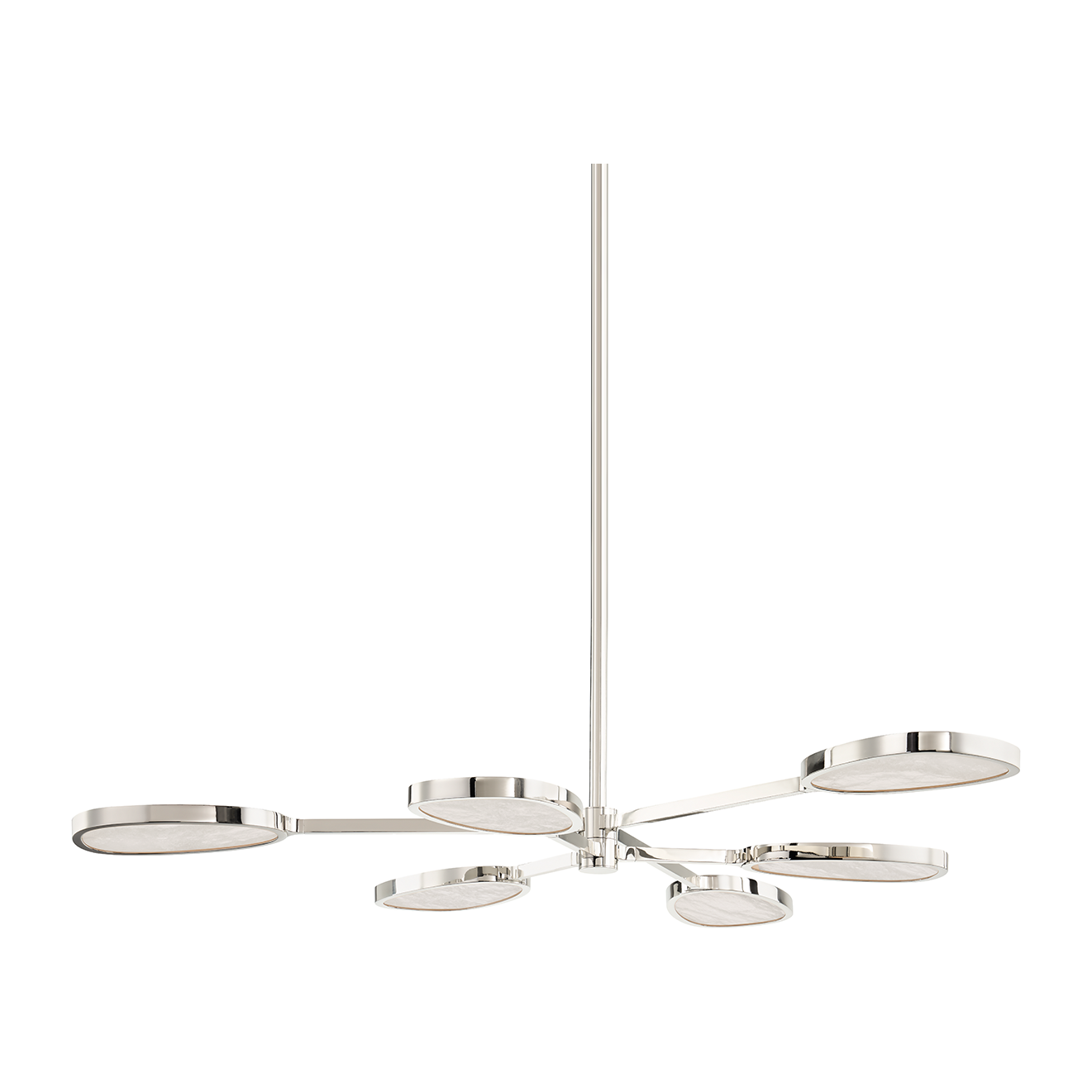 Corbett Patras 6 Light Burnished Nickel Chandelier Ceiling Light