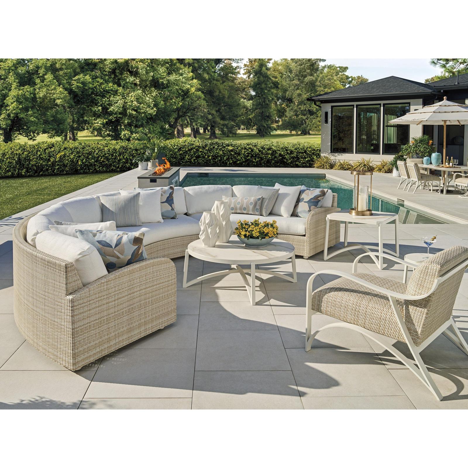Tommy Bahama Outdoor Sand Dune Square End Table