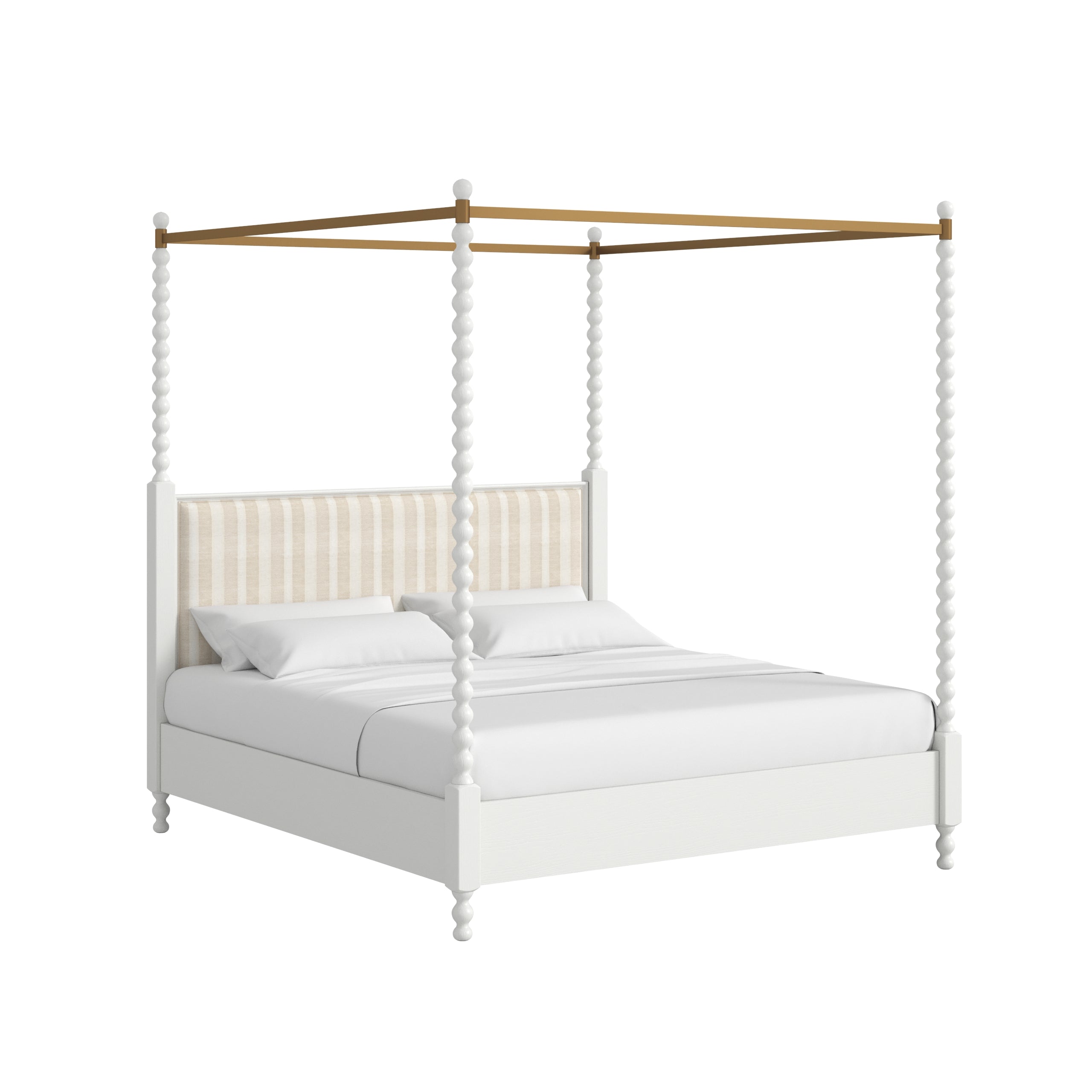 ART Furniture Haven Upholstered Finial Bed