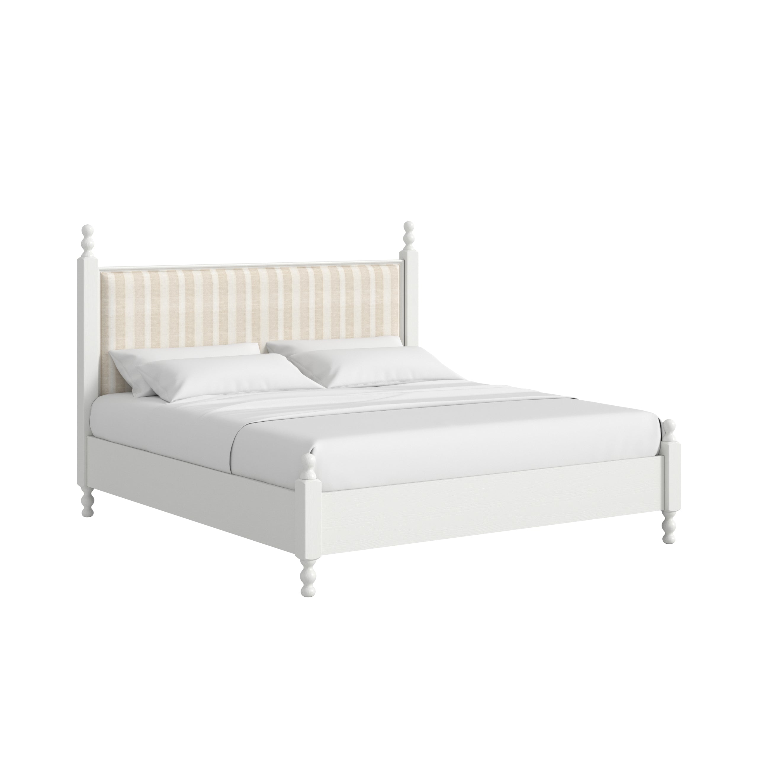 ART Furniture Haven Upholstered Finial Bed