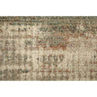 Feizy Eden 39QWF Modern Abstract Rug in Ivory/Gray/Green