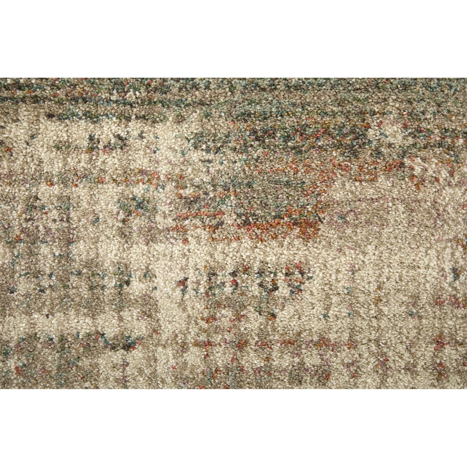 Feizy Eden 39QWF Modern Abstract Rug in Ivory/Gray/Green