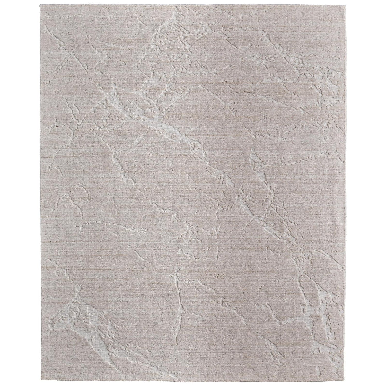 Feizy Aldrich T8019 Modern Solid, Tan/Ivory, Rug