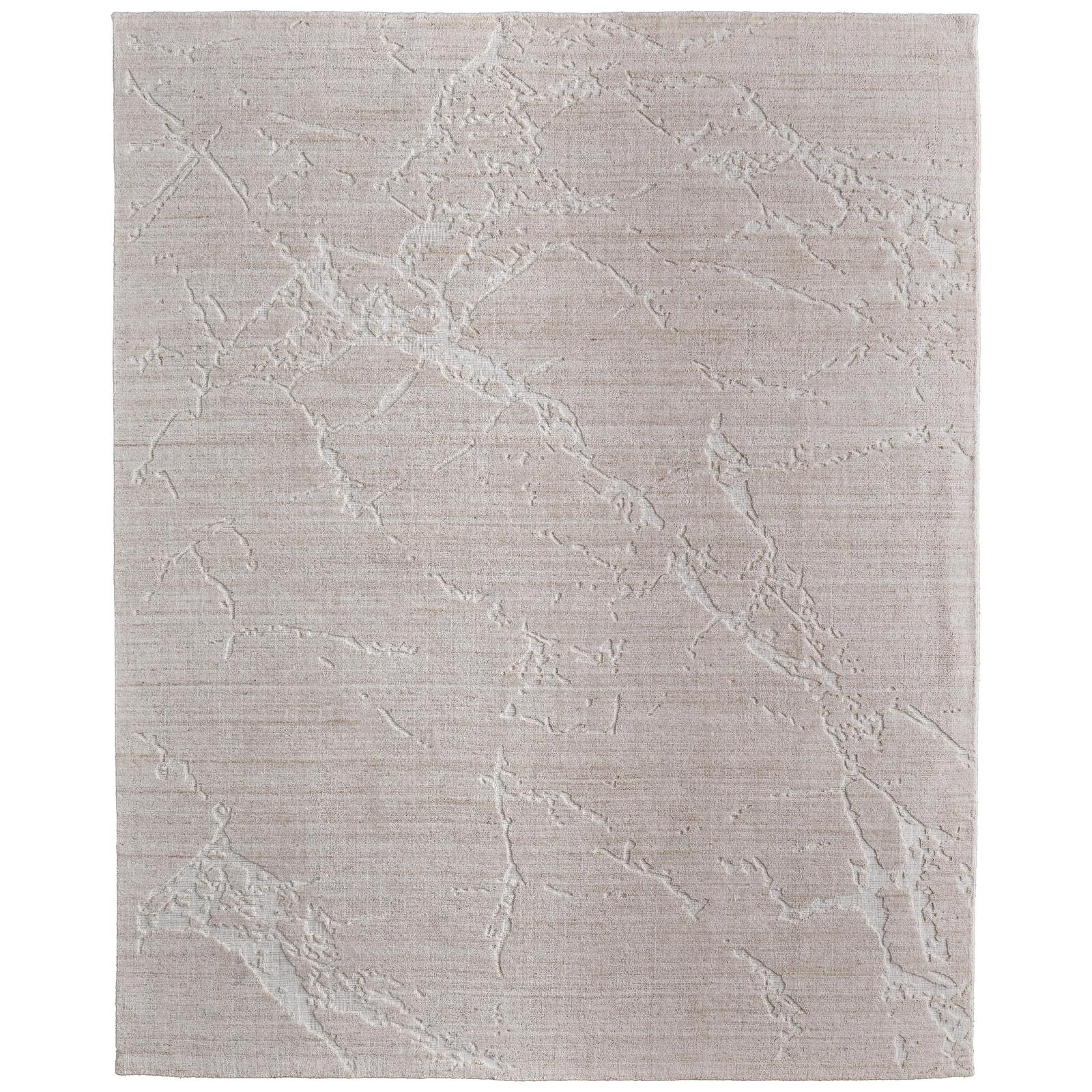 Feizy Aldrich T8019 Modern Solid, Tan/Ivory, Rug