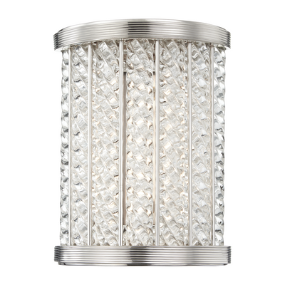Hudson Valley Lighting Shelby 1 Light 6.5 inch Polished Nickel Bath and Vanity Wall Light Clearance
