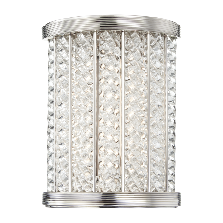 Hudson Valley Lighting Shelby 1 Light 6.5 inch Polished Nickel Bath and Vanity Wall Light Clearance