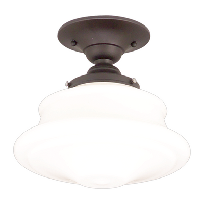 Hudson Valley Lighting Petersburg 1 Light 16 inch Old Bronze Semi Flush Ceiling Light