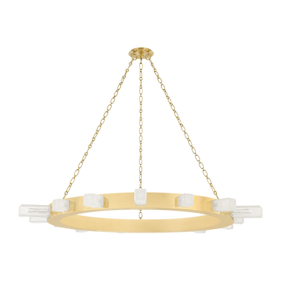 Corbett Citrine 15 Light Vintage Brass Chandelier Ceiling Light Clearance