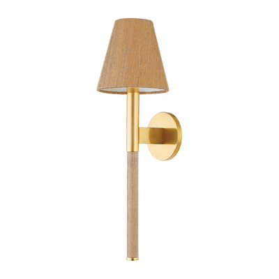 Hudson Valley Lighting Lindenwood 1 Light 6.75 inch Aged Brass Wall Sconce Wall Light