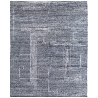 Feizy Agape 69H9F Modern Abstract Rug in Gray/Ivory