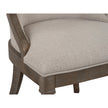 Magnussen Home Lancaster Dovetail Grey Upholstered Arm Chair Set of 2