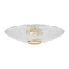Hudson Valley Lighting New Haven 1 Light Aged Brass Flush Mount Ceiling Light