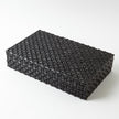 Global Views Black Horn Box Woven
