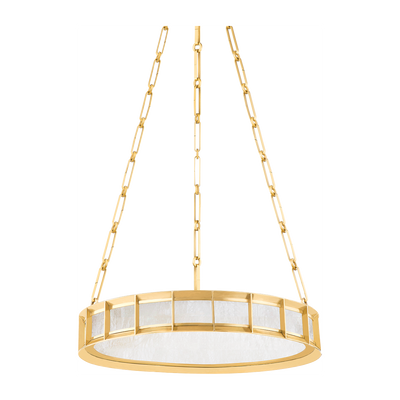 Corbett Leda 1 Light 19.75 inch Vintage Brass Chandelier Ceiling Light Clearance