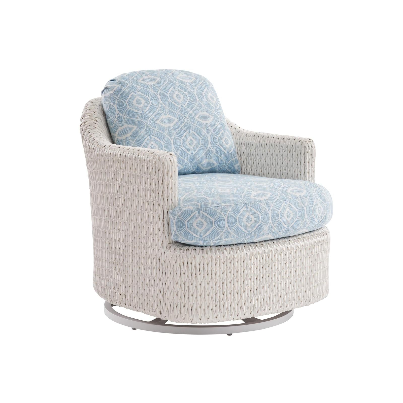 Tommy Bahama Outdoor Ocean Breeze Promenade Occasional Swivel Chair
