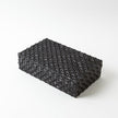 Global Views Black Horn Box Woven