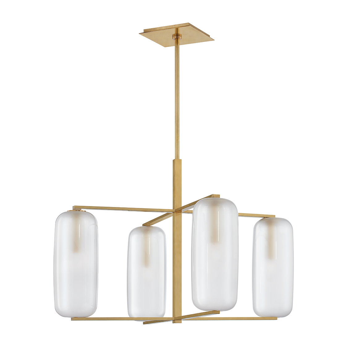 Hudson Valley Lighting Pebble 4 Light 33.5 inch Chandelier Ceiling Light