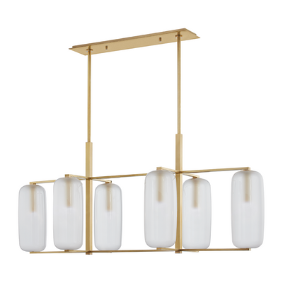 Hudson Valley Lighting Pebble 6 Light 53.125 inch Island Light Ceiling Light Clearance