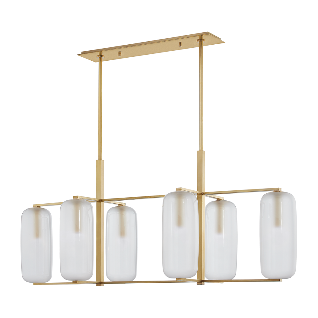 Hudson Valley Lighting Pebble 6 Light 53.125 inch Island Light Ceiling Light Clearance