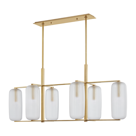 Hudson Valley Lighting Pebble 6 Light 53.125 inch Island Light Ceiling Light Clearance