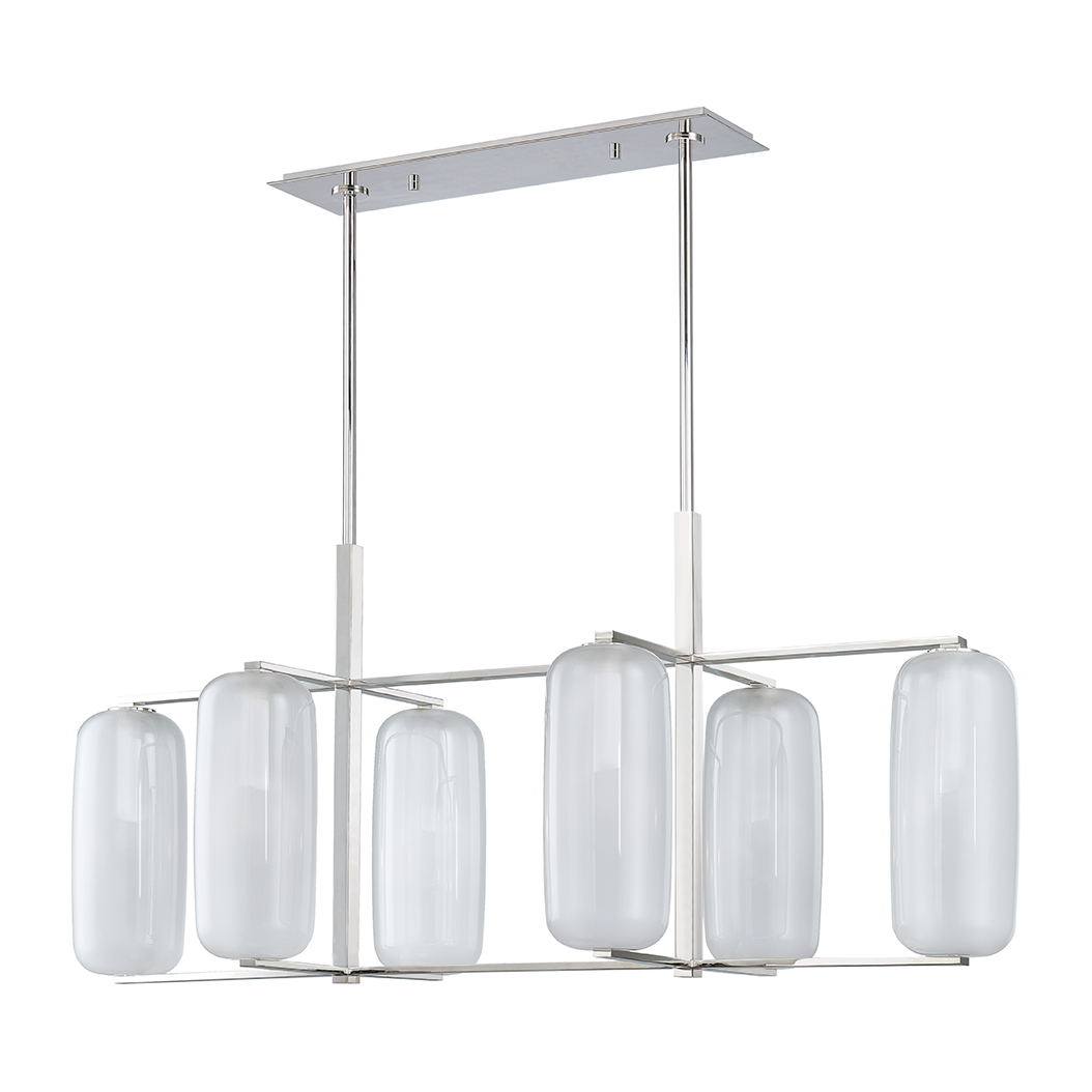 Hudson Valley Lighting Pebble 6 Light 53.125 inch Island Light Ceiling Light Clearance