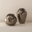 Global Views Reactive Bronze Cascading Reef Vase