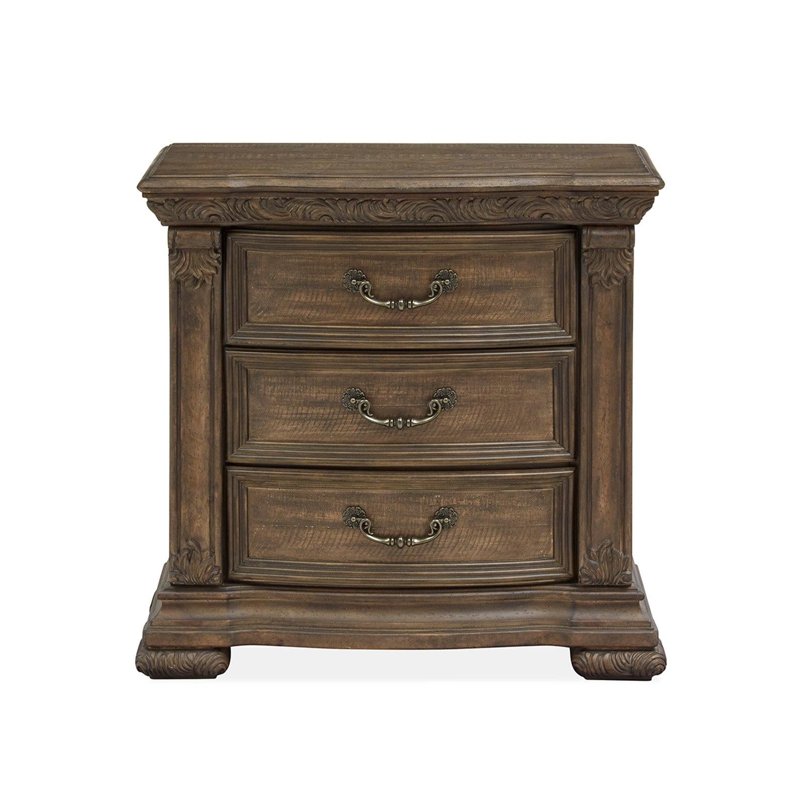 Magnussen Home Durango Willadeene Brown Drawer Nightstand