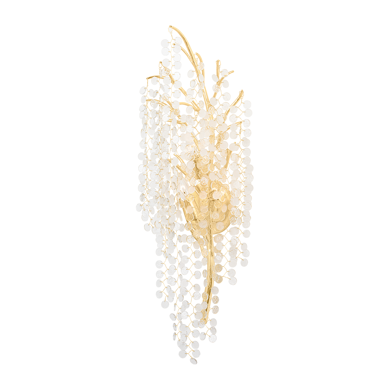 Corbett Genoa 3 Light Gold Leaf Wall Sconce Wall Light