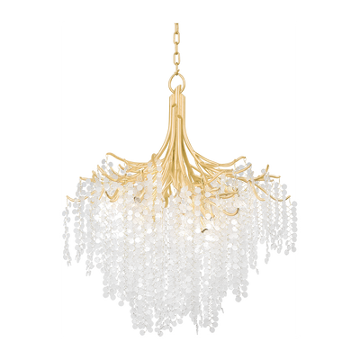 Corbett Genoa 9 Light Gold Leaf Chandelier Ceiling Light