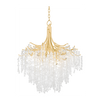 Corbett Genoa 9 Light Gold Leaf Chandelier Ceiling Light