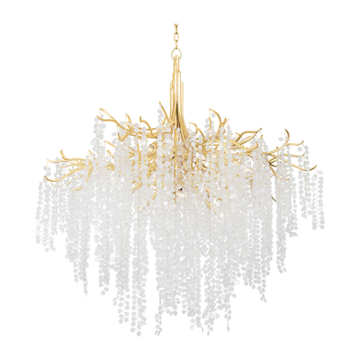 Corbett Genoa 12 Light Gold Leaf Chandelier Ceiling Light