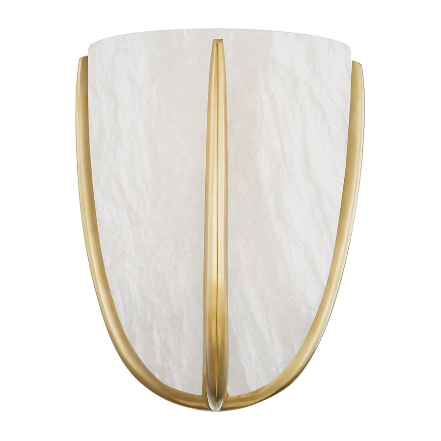 Hudson Valley Lighting Wheatley 1 Light 7 inch Aged Brass Wall Sconce Wall Light