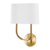 Hudson Valley Lighting Webson 2 Light 10.75 inch Aged Brass Wall Sconce Wall Light