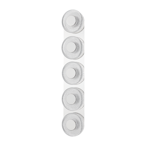 Corbett Pearl 5 Light Polished Nickel Wall Sconce Wall Light Clearance