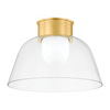 Hudson Valley Lighting Lakeside 1 Light 14 inch Flush Mount Ceiling Light
