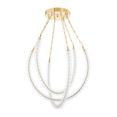 Corbett Celeste 3 Light 35.75 inch Vintage Brass Chandelier Ceiling Light