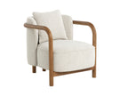 Sunpan Beatrice Lounge Chair - Dove Cream