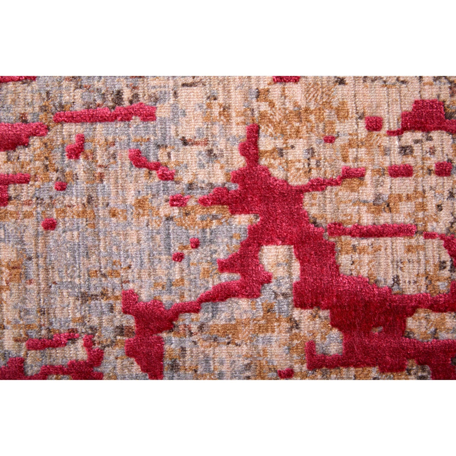 Feizy Pryor 39NEF Modern Abstract in Pink/Gray/Taupe