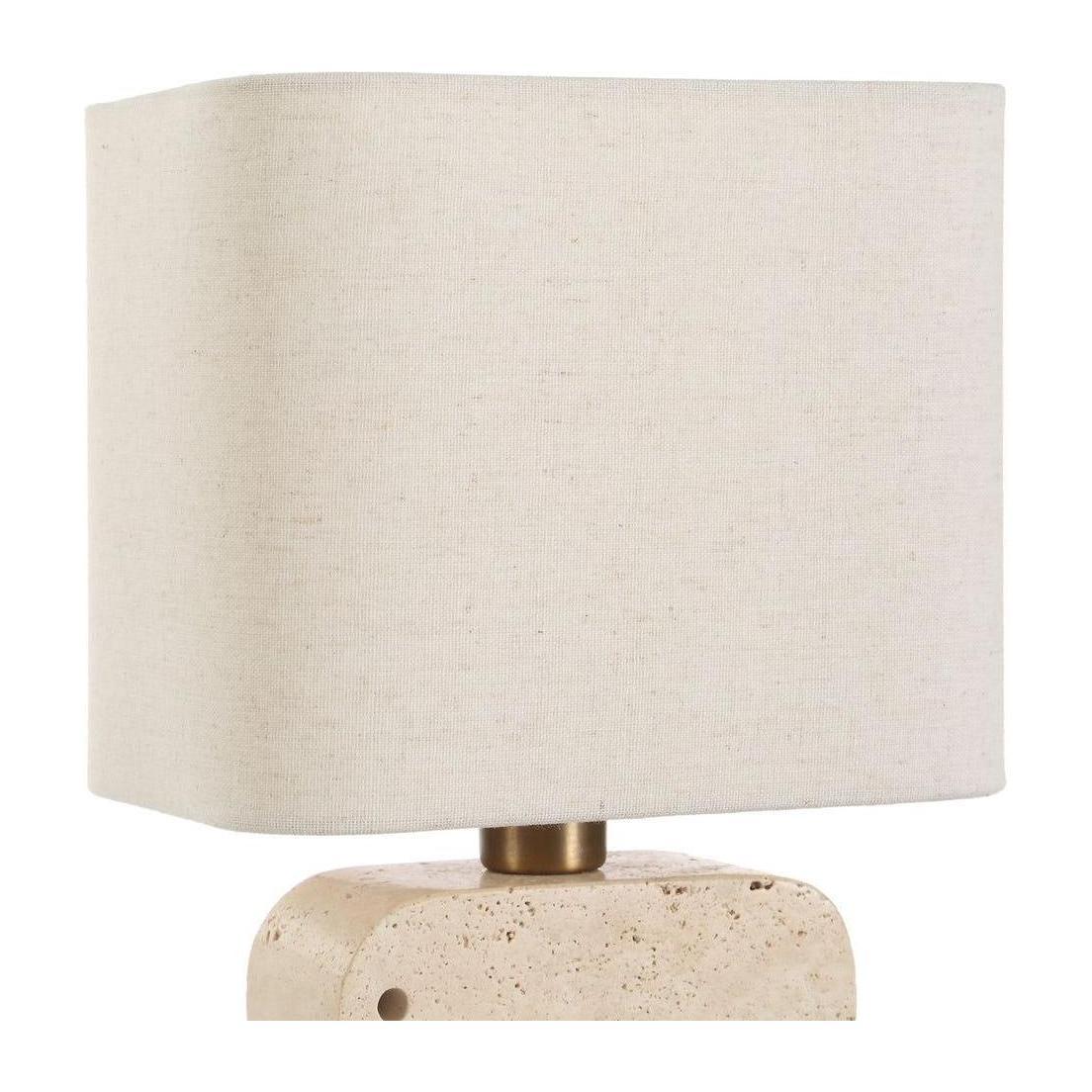 Uttermost Tusk Travertine Accent Lamp