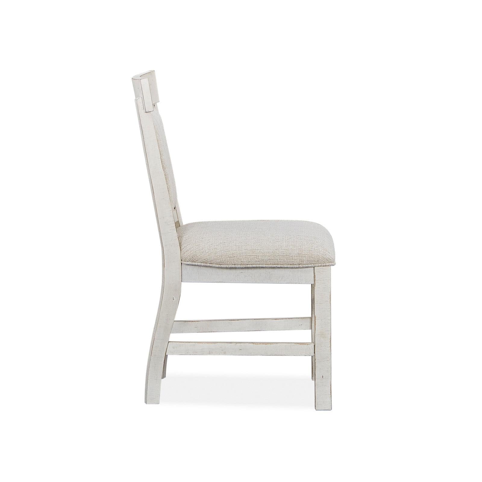 Magnussen Home Bronwyn Alabaster Upholstered Side Chair Set of 2