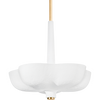 Corbett Rimini 5 Light Gold Leaf / Gesso White Pendant Ceiling Light Clearance