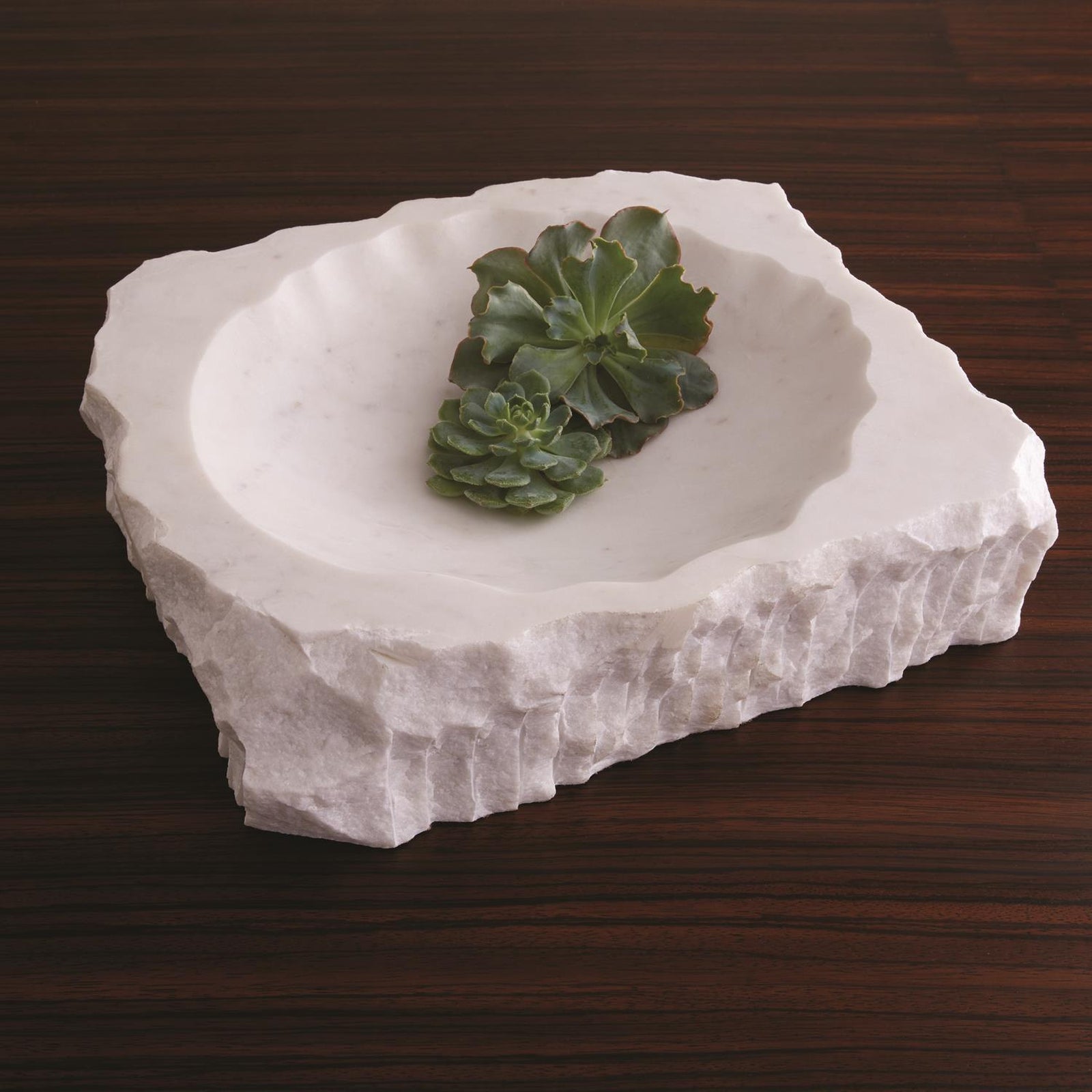 Global Views Chiseled Block Bowl
