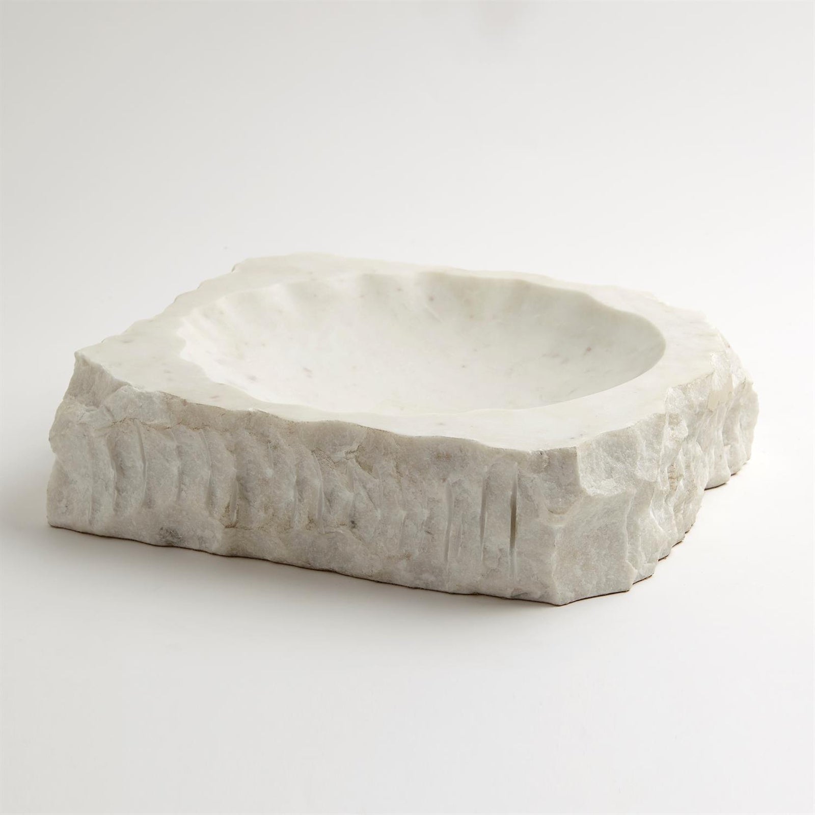 Global Views Chiseled Block Bowl