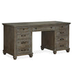 Magnussen Home Lancaster Dovetail Grey Executive Desk