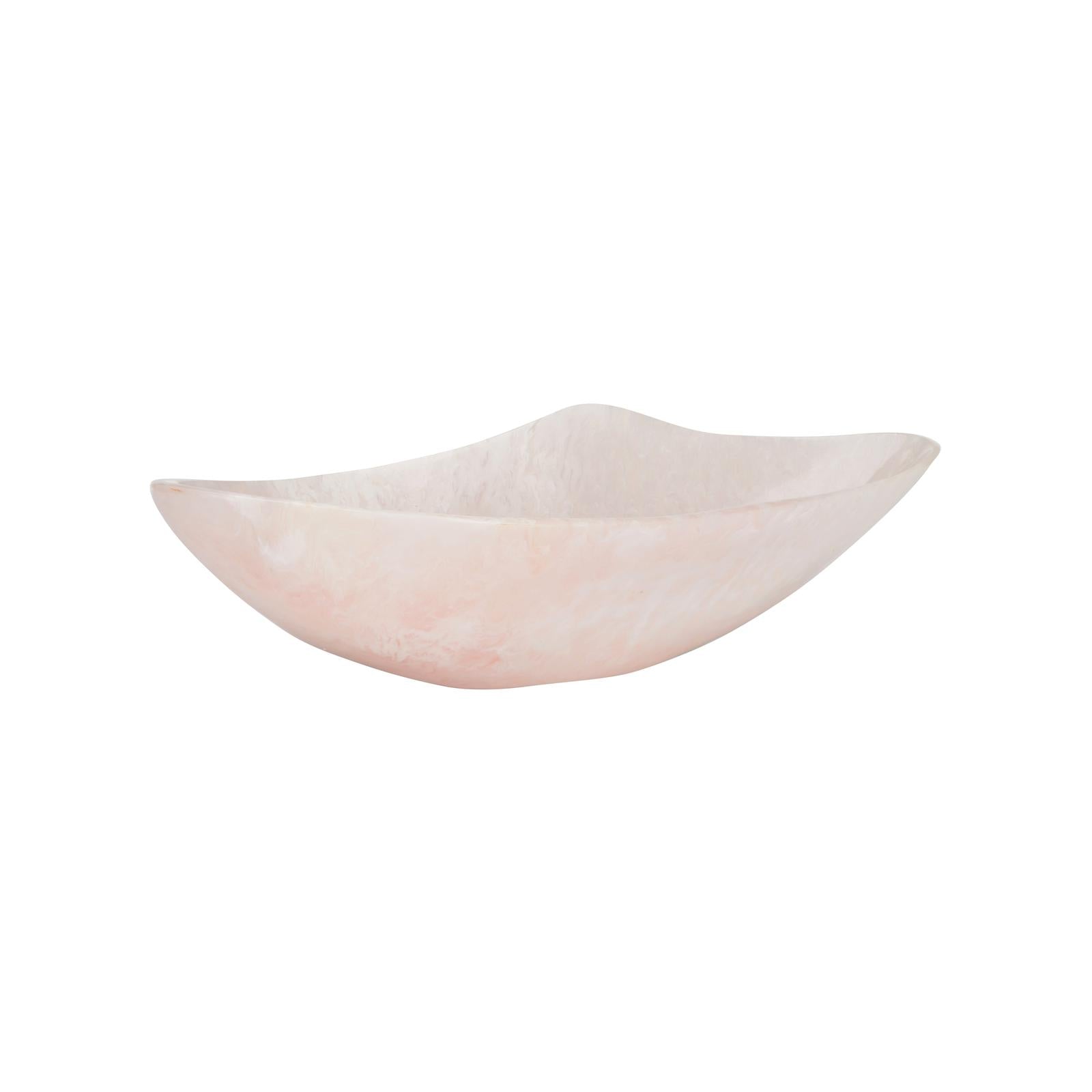 Chelsea House Bucolic Pink Oval Bowl