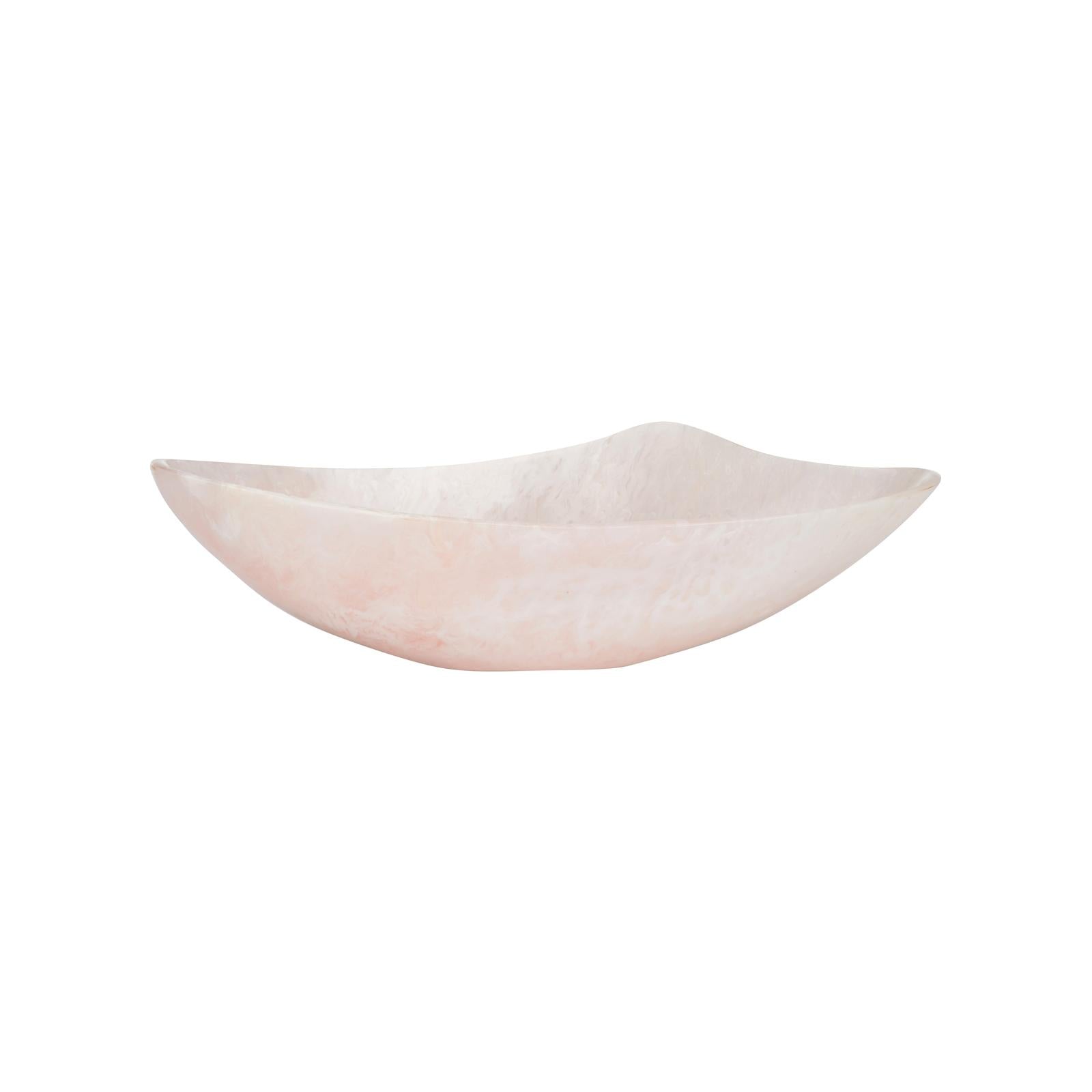 Chelsea House Bucolic Pink Oval Bowl